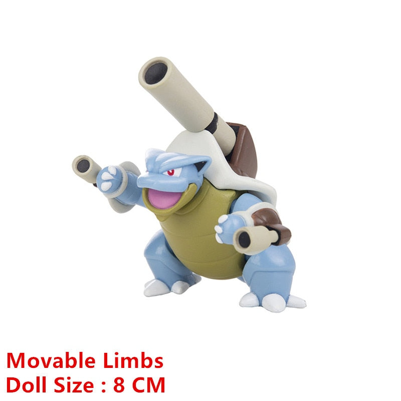 Pokemon 4-13cm New Cartoons Movie Anime Figure Pikachu Mewtwo