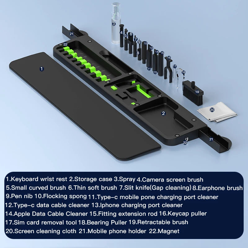 22 in1 Digital Cleaning Kit Phone Camera Laptop keyboard Cleaning