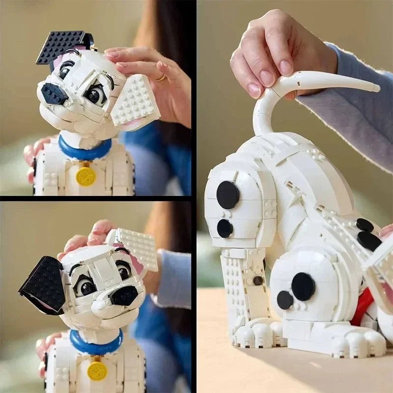 Creative 101 Dalmatians Puppy Building Blocks 1722pcs Model Bricks