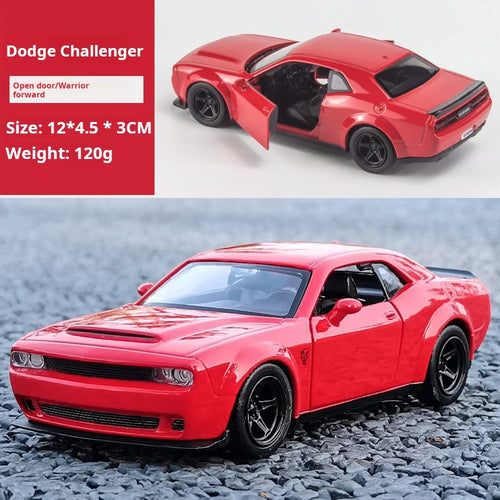 1:32 Simulation 1970 Dodge Charger Alloy Sports Car Model Pull Back