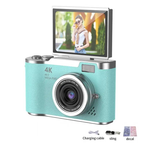 4K Digital Camera Beauty Filters 48MP HD Student CCD Camera CMOS Anti