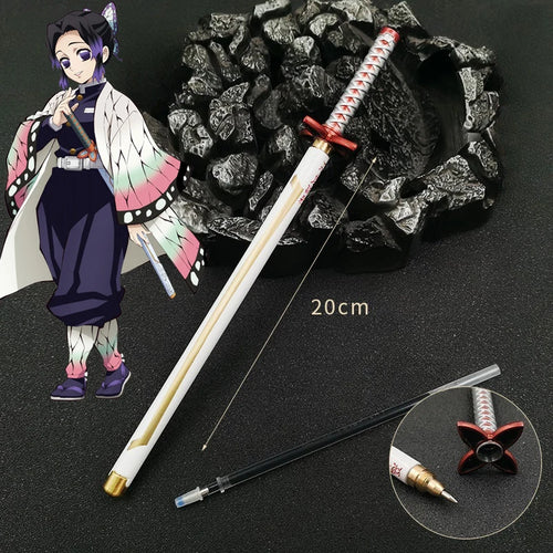 20cm Demon Slayer Signature Pen Mitsuri Shinobu Alloy Real Size