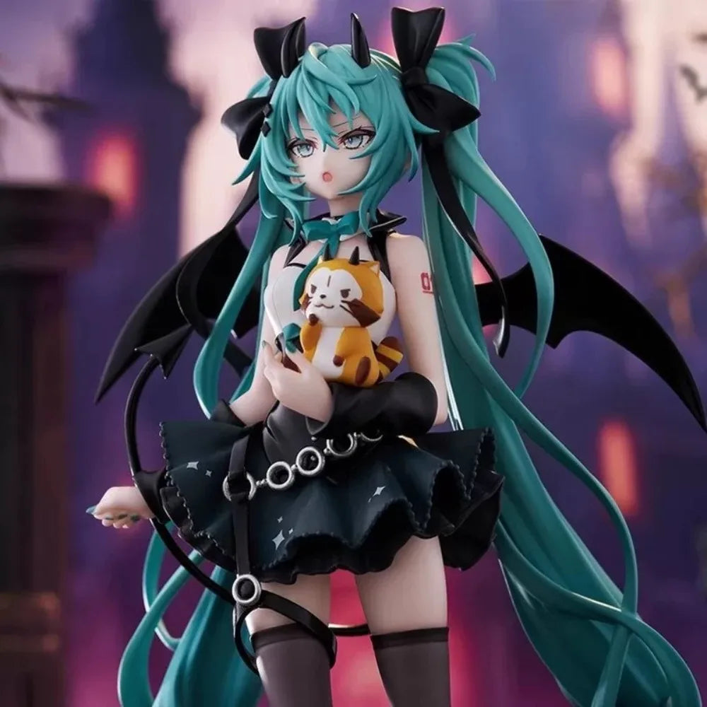 Anime Hatsune Miku 19CM Little Devil Raccoon Action Figure Model Toys