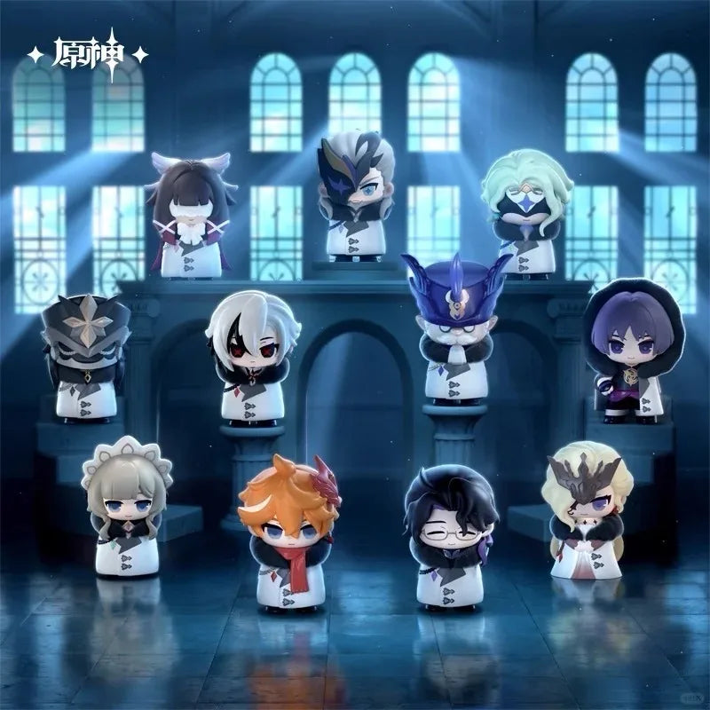Mihoyo Genshin Fatui Harbinger Blind Box Anime Figure Collectible