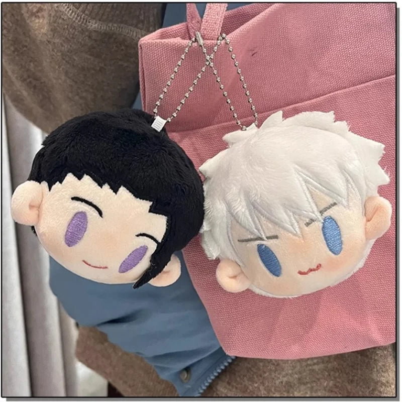 Anime Jujustu Kaisens Plush Pendant Keychain Gojo Satoru School Bag
