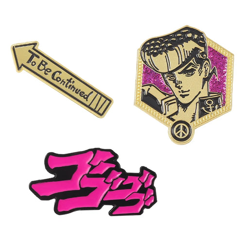 3-6pcs/Set Anime Collection Enamel Pins Custom Cartoon Character