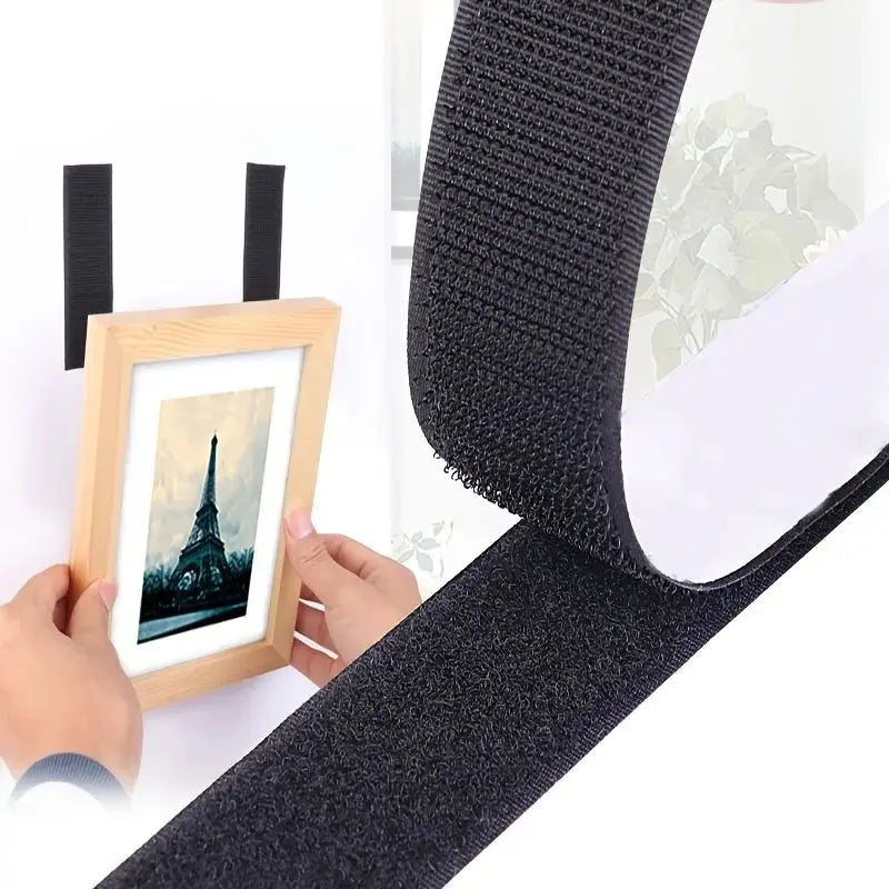 1M/5M Strong Self Adhesive Hook & Loop Tape Double Sided Heavy Duty
