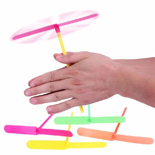 10/20pcs Novelty Plastic Bamboo Dragonfly Propeller Outdoor Classic