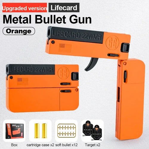 Real Look Mini Life Card Toy Gun Little Gun For Boys Age 8+ Birthday