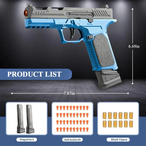 SIG17 Shell Throwing Toy Gun Continuous Firing Blowback Soft Bullet