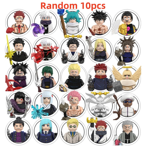 Blind Box WM6201 WM6202 WM6139 WM6140 Jujutsu Kaisen Building Blocks