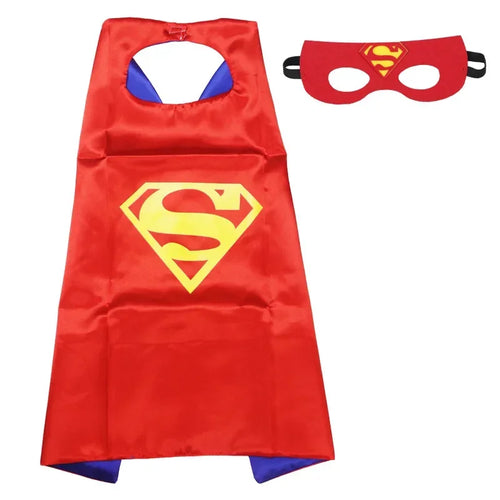 Disney Marvel Masquerade Mask Cape Cloak Anime Spider Man Batman Cloak