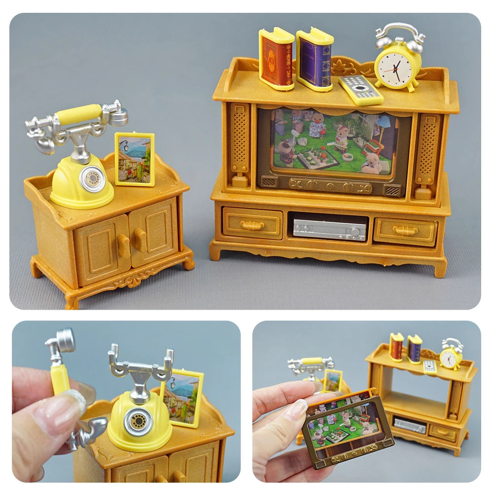 Forest Family Doll 1:12 Dollhouse Kitchen Accessories Mini Model