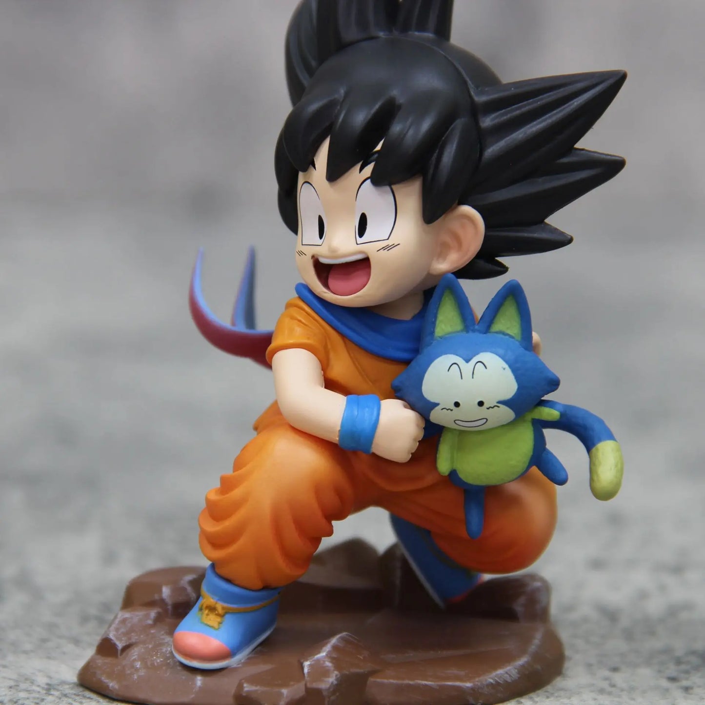 Dragon Ball Childhood Little Goku Hugs Puer Ya Mu Tea Little Follower