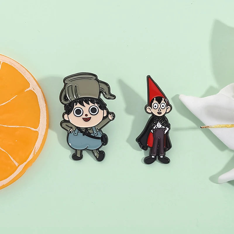 2-9pcs/set Cartoon Characters Collection Enamel Pins Cool Cute Anime