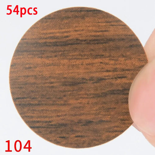 54Pcs/Set Wooden Furniture Self Adhesive Screw Cap Cover Hole Stickers