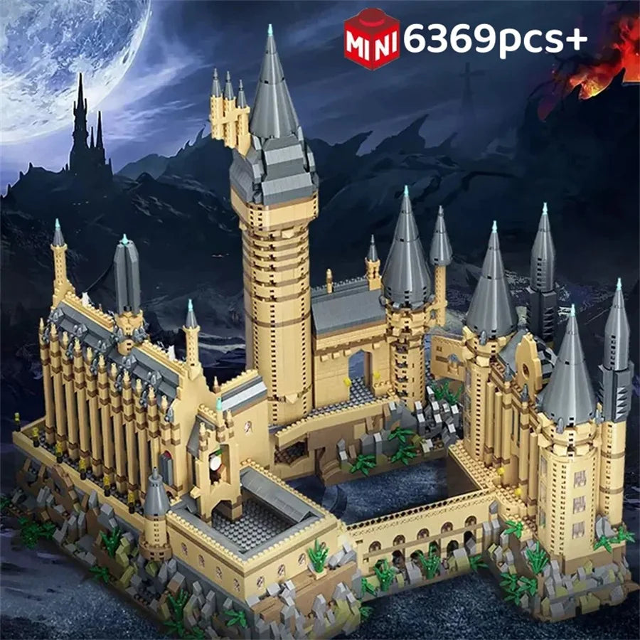 New Magic Hogwarts Castle Micro Building  Blocks Street View