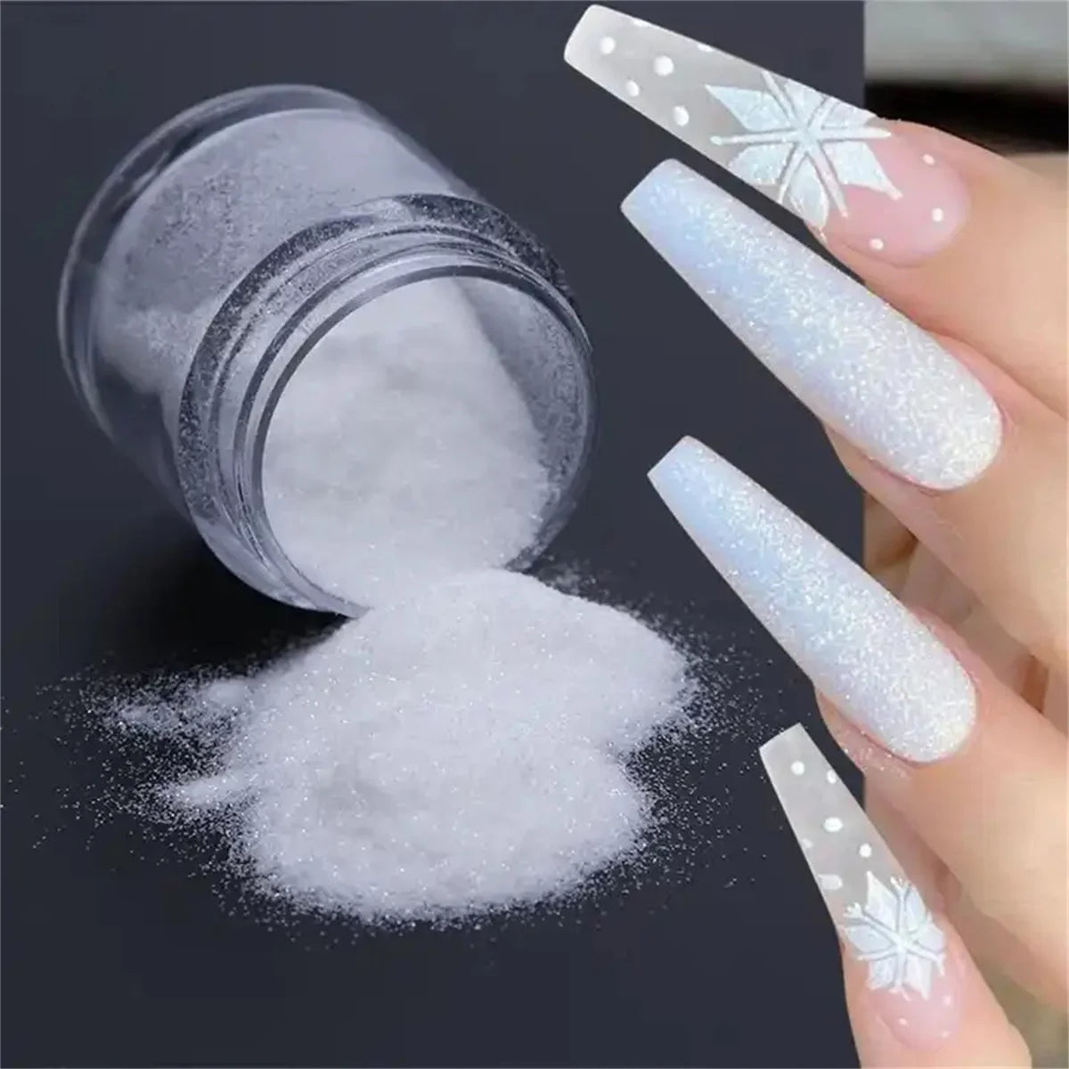 6Bottles Iridescent  Fine Glitter Series Powder Resin Supplies