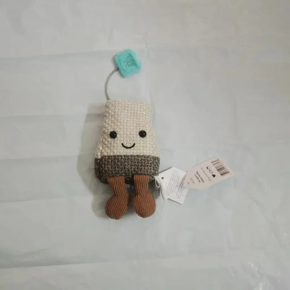 Limited Edition Tea Bag Cartoon Doll Cat Dog Interactive Toy Birthday