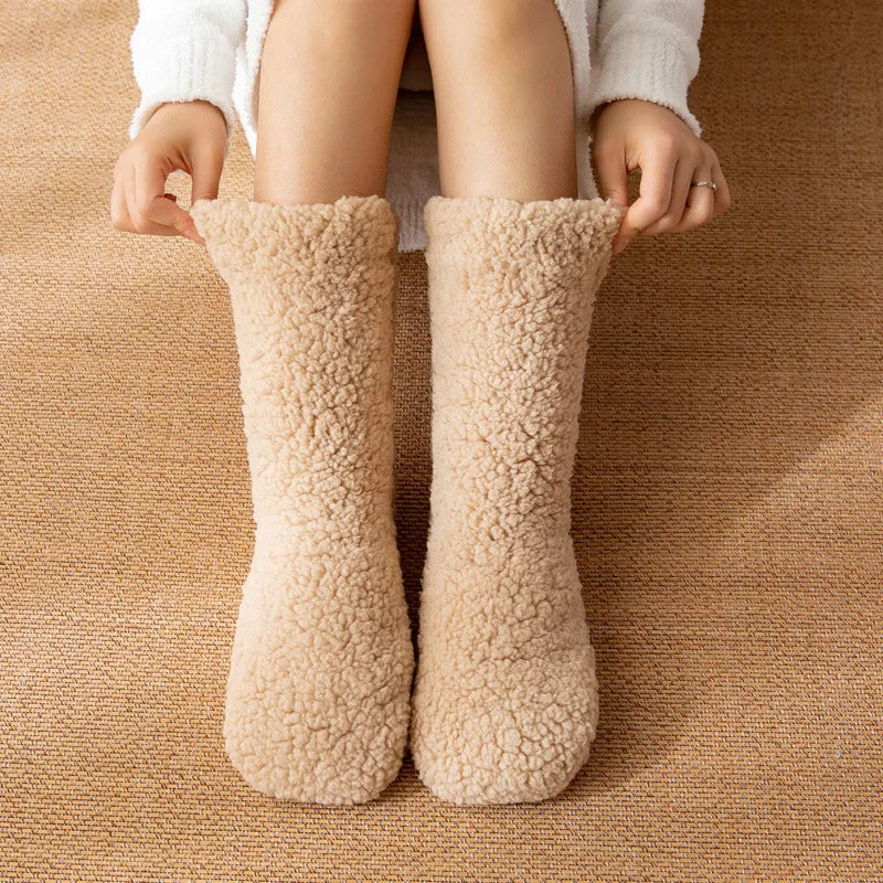 Thickened Thermal Socks Women Winter Warm Home Soft Thickened Plus