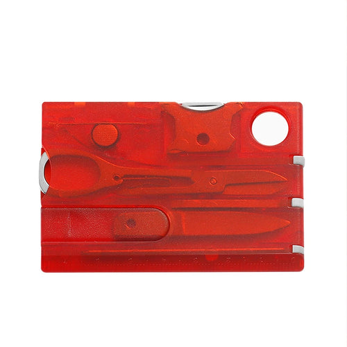 Ultra Thin Pocket Multi Tool 12 In 1 Credit Card Size Outdoor Camping