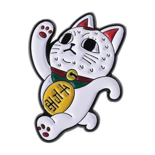 1-9 Pcs/Set Anime Turbo Granny Luck Cat Brooch Enamel Pins Cartoon