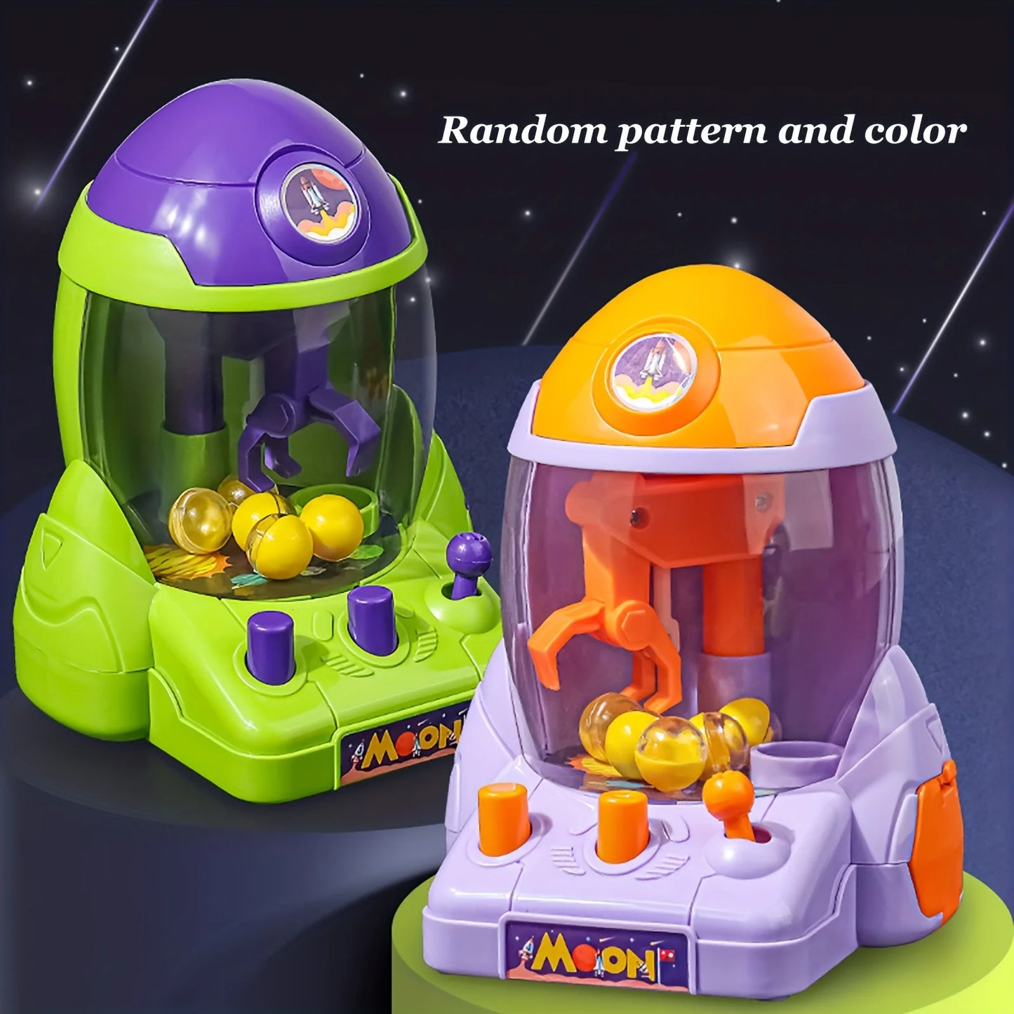Space Rocket Crawler, Ball Pincer, Egg Twister - Use this toy as a