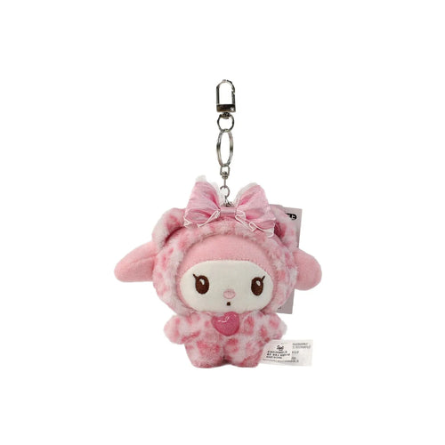 Sanrio Leopard Print Bear Series Cartoon Hello Kitty Keychain Pendant