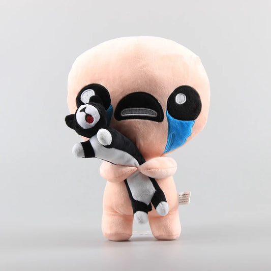 30cm The Binding of Isaac Plush Toys ISAAC With Black Cat Plush Soft