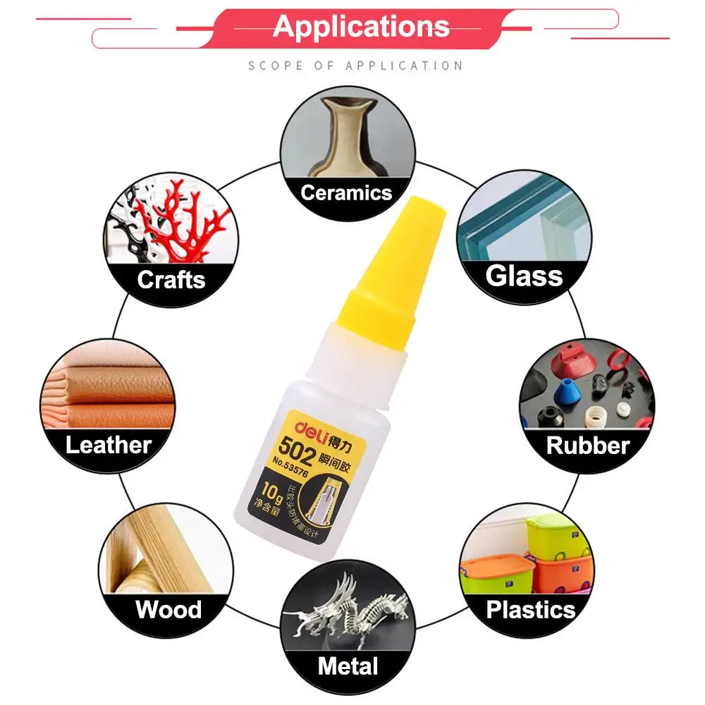 Professional Super Glue Extra Strong 502 Fast Instant Adhesive