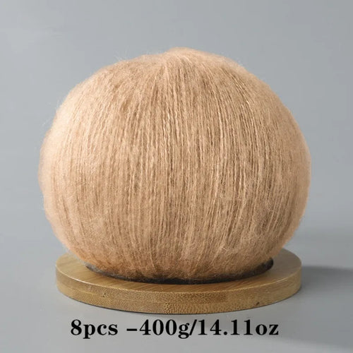 8pcs 400g Mohair Yarn For Crocheting And Knitting DIY Pet Toys  DIY