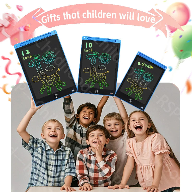 8.5" /10"/12" Drawing Board LCD Writing Tablet For Kids Montessori
