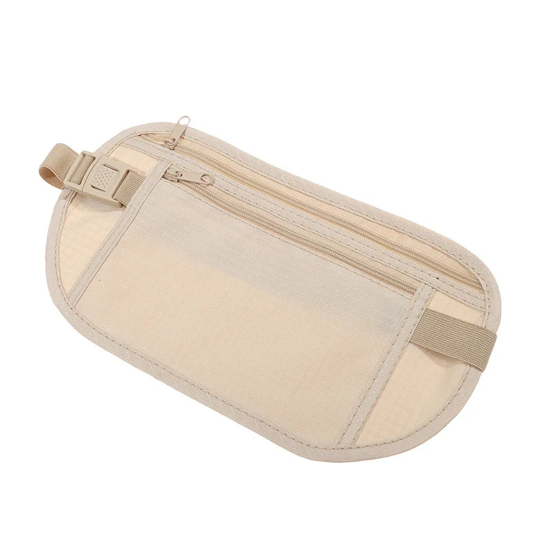Sport Running Wais Bag Invisible Travel Waist Packs Pouch For Passport