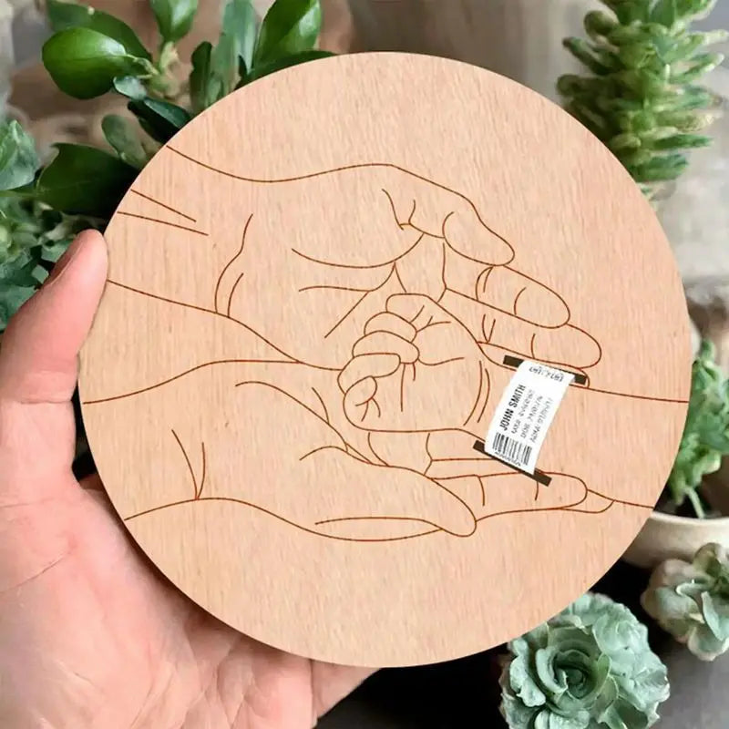 Newborn Engraved Keepsake Holder Photography Accessories  Personalized