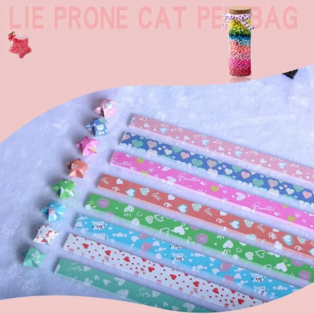 540 Sheets Origami Paper Stars DIY Hand Crafts Origami Lucky Star