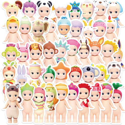 50PCS Sonny Angle Dolls Stickers Waterproof Sticker Classic Toys DIY