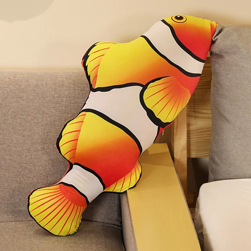 30-120CM Kawaii Cartoon Grass Carp Carp Carp Stuffed Animal Plush Toy