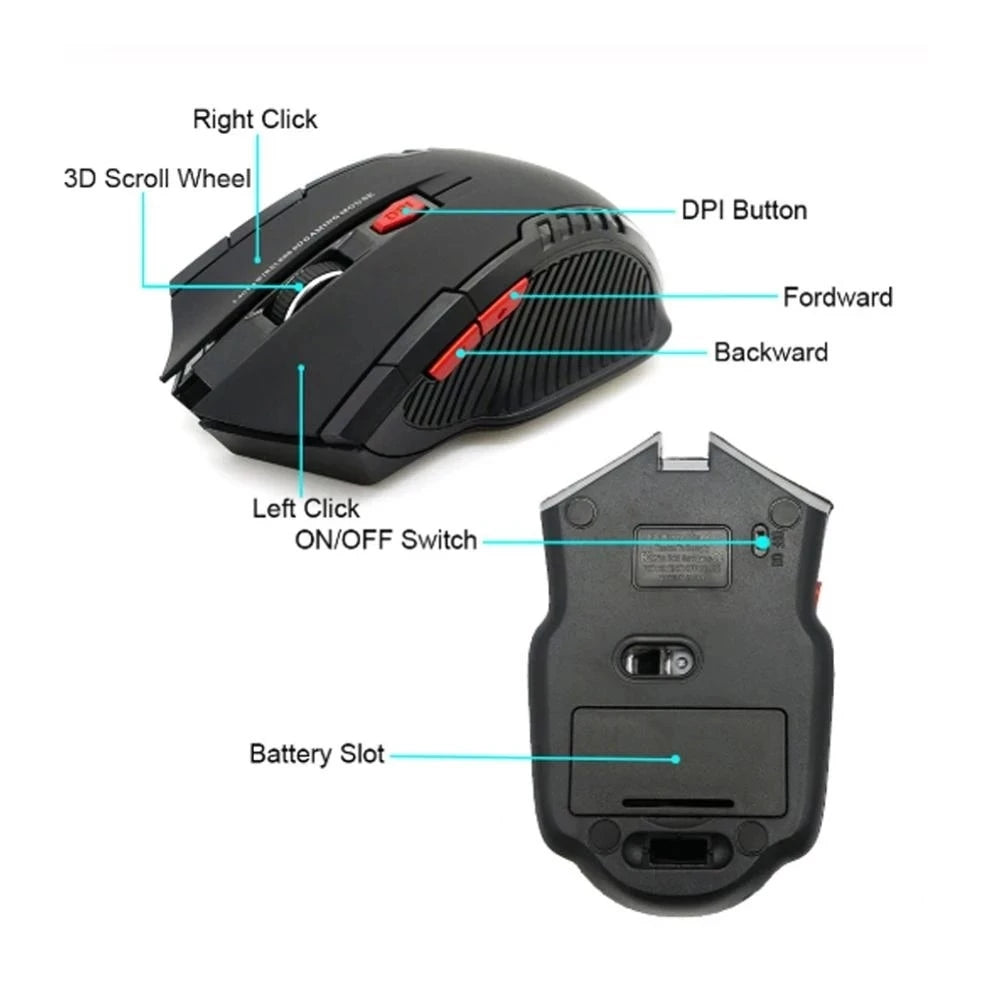 Wireless Mouse Optoelectronic Craft Gift 113 New Game Mouse New