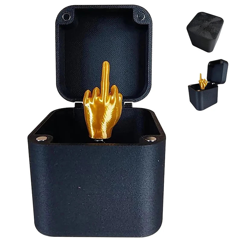 Interesting Prank Gift Middle Finger In Box Box Funny Creative Gifts