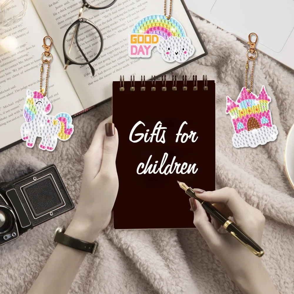 Children's cartoon unicorn magic gemstone diamond painting children's