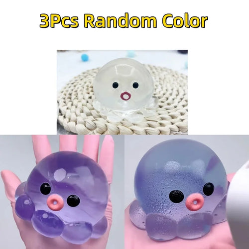 Homemade Bubble Octopus Squeeze Toy for Relax Fun Party & Birthday