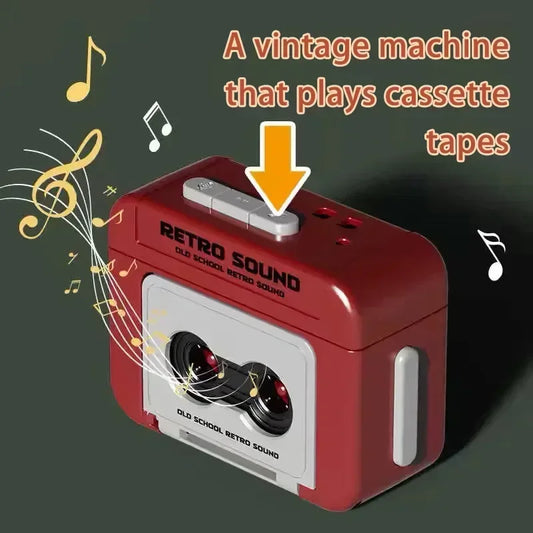 Vintage Tape Recorder Couple Gift Keychain Mini Recordable Mini Retro