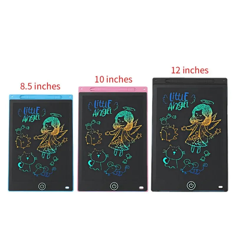Multi-Size LCD Writing Tablet for Kids 6.5/8.5/10/12 Inch- Reusable