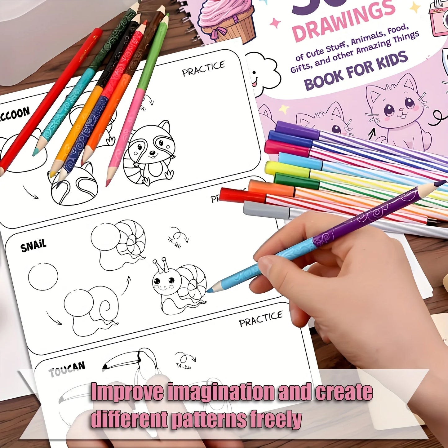 How to Draw Anything for Painting Enthusiast, 300 Cute Step-by-Step