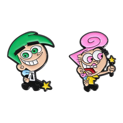 2-9pcs/set Cartoon Characters Collection Enamel Pins Cool Cute Anime