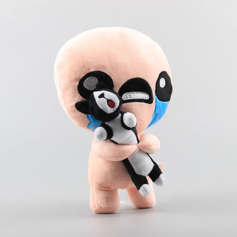 30cm The Binding of Isaac Plush Toys ISAAC With Black Cat Plush Soft