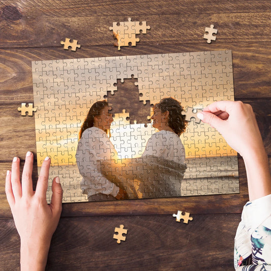 35/300/500/1025pcs Personalized Custom Photo Puzzle Friend Upload