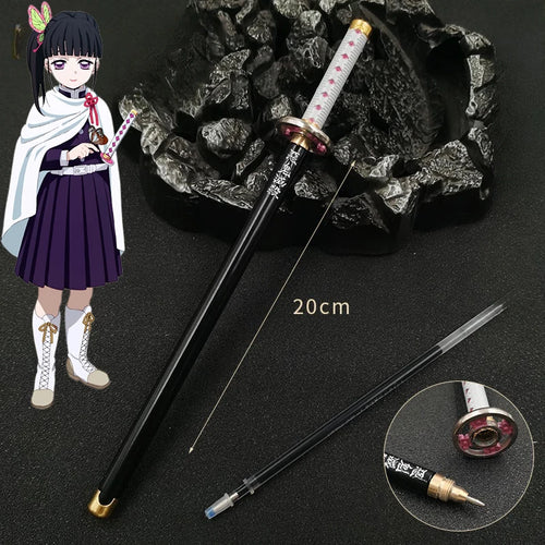 20cm Demon Slayer Signature Pen Mitsuri Shinobu Alloy Real Size