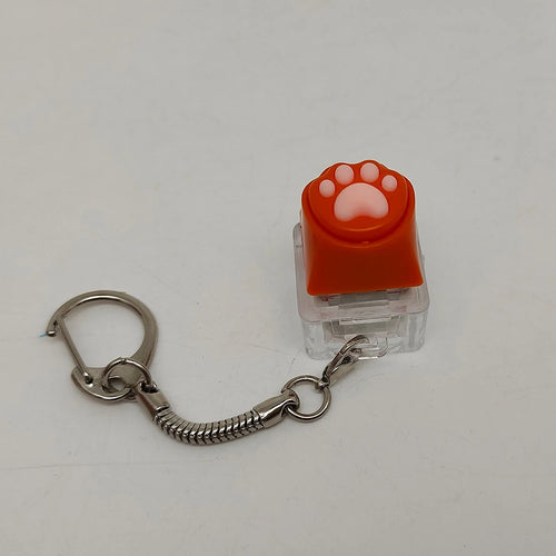 Cute Cat Claw Key Chain Key Ring Fingertip Decompression Pressure Toy