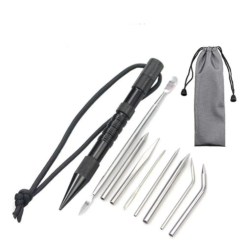 Multifunctional Paracord FID Tool Kit Stainless Steel Marlinspike